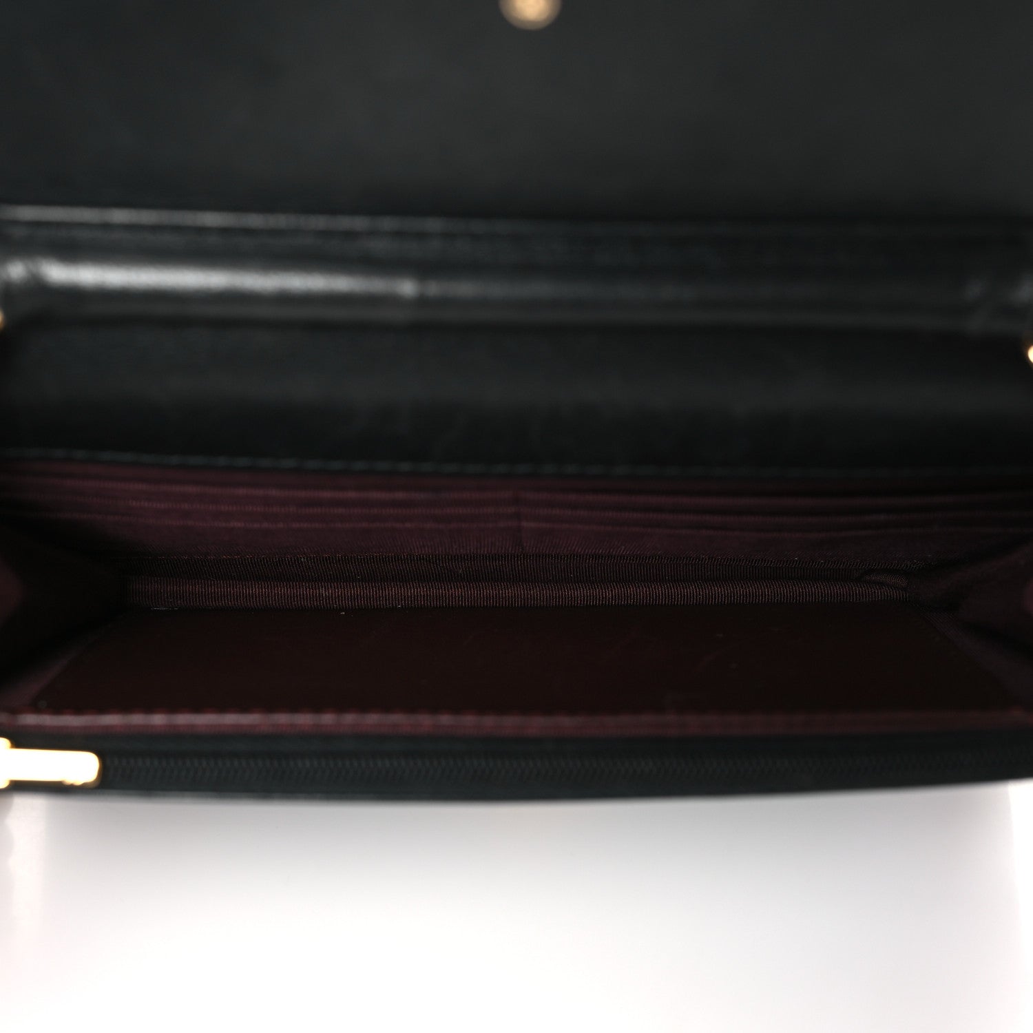 Chanel Lambskin Quilted Wallet On Chain WOC Black 5 of 11