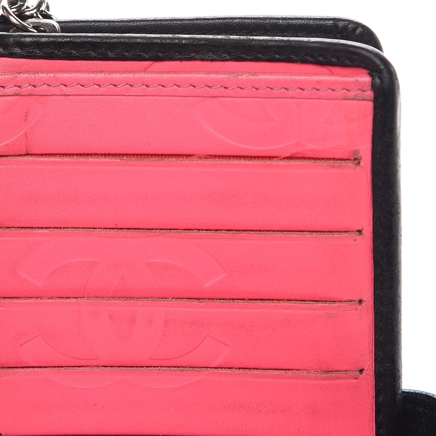 Chanel Calfskin Cambon Zipped Pocket Wallet Black 8 of 9