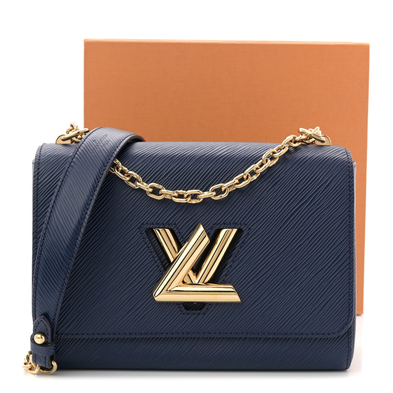 Louis Vuitton Epi Twist Shoulder Bag MM Indigo 11 of 11