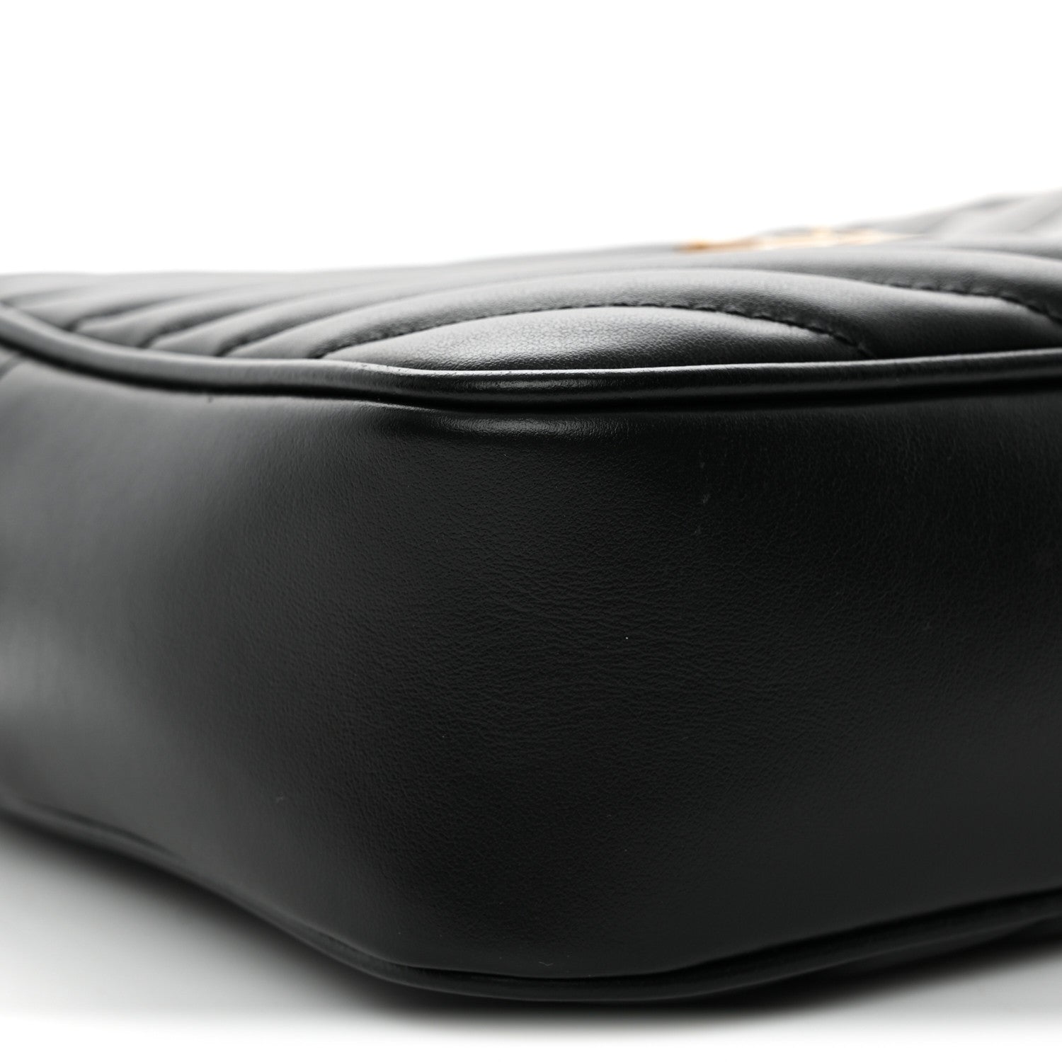 Saint Laurent Calfskin Matelasse Monogram Lou Camera Bag Black 9 of 10