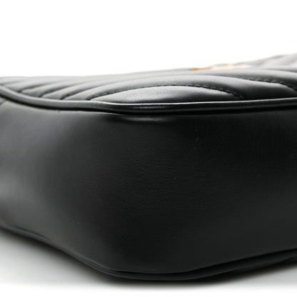 Saint Laurent Calfskin Matelasse Monogram Lou Camera Bag Black 9 of 10