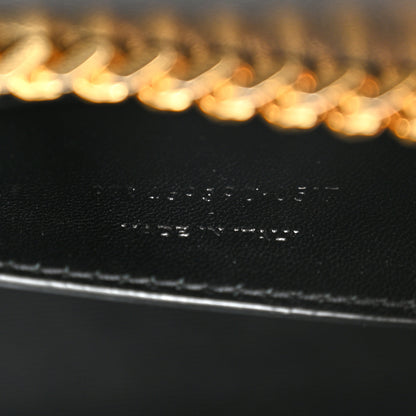 Saint Laurent Grain De Poudre Small Monogram Kate Satchel Black 7 of 11