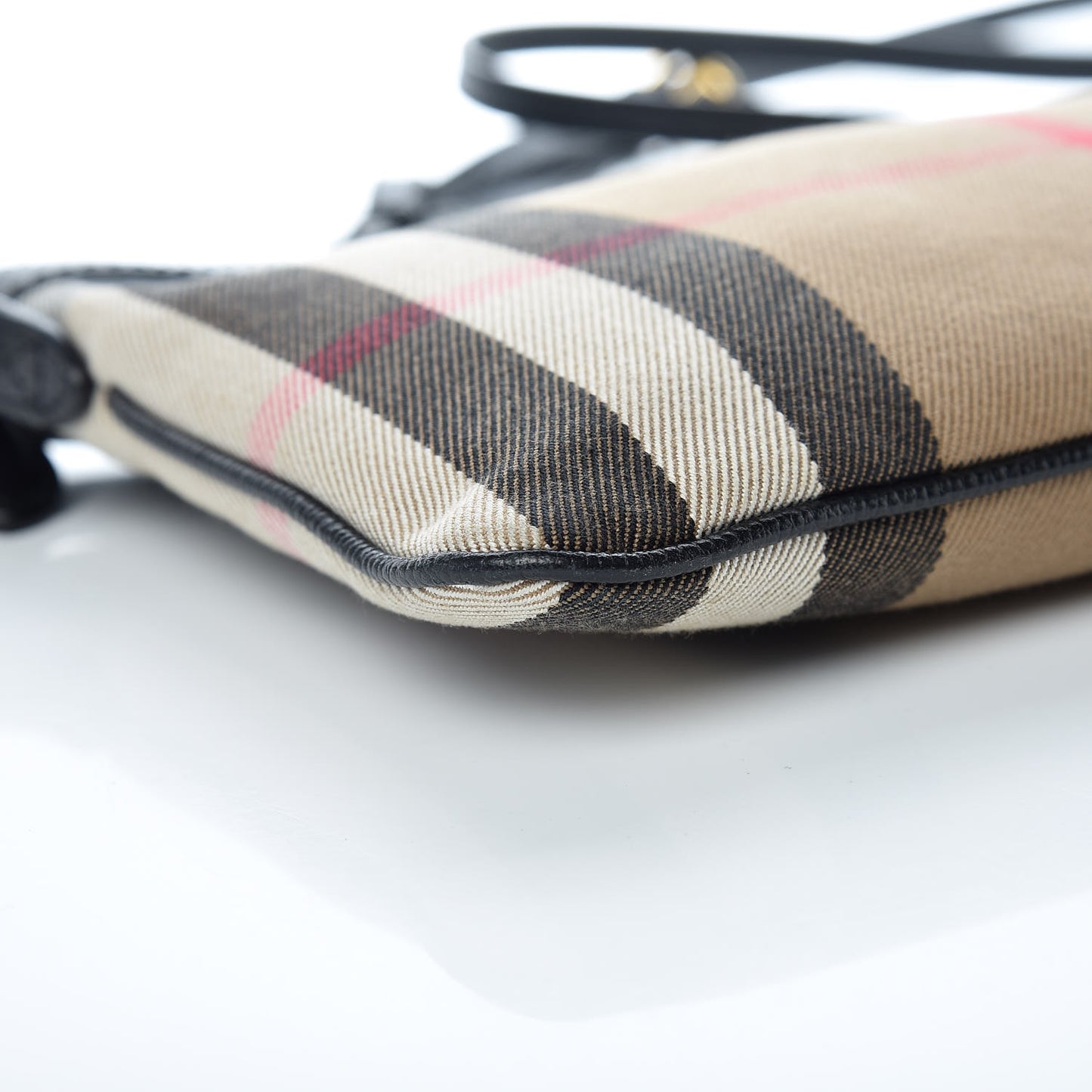 House Check Derby Peyton Crossbody Clutch Bag Black