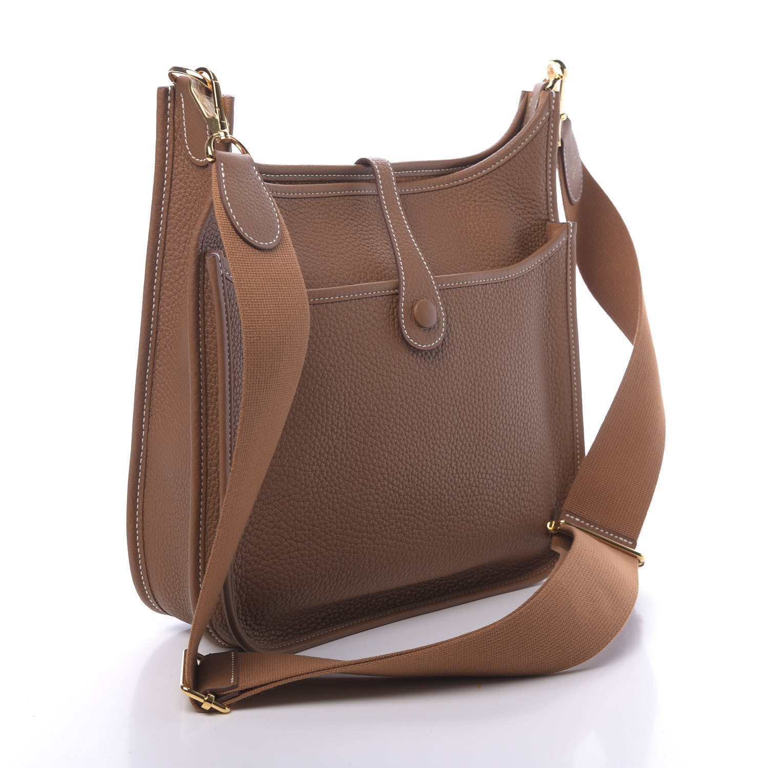 Hermes Taurillon Clemence Evelyne III PM Gold 3 of 11