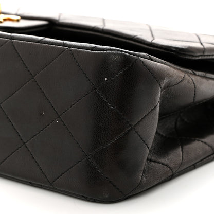 Chanel Lambskin Quilted Medium Double Flap Dark Brown 10 of 10