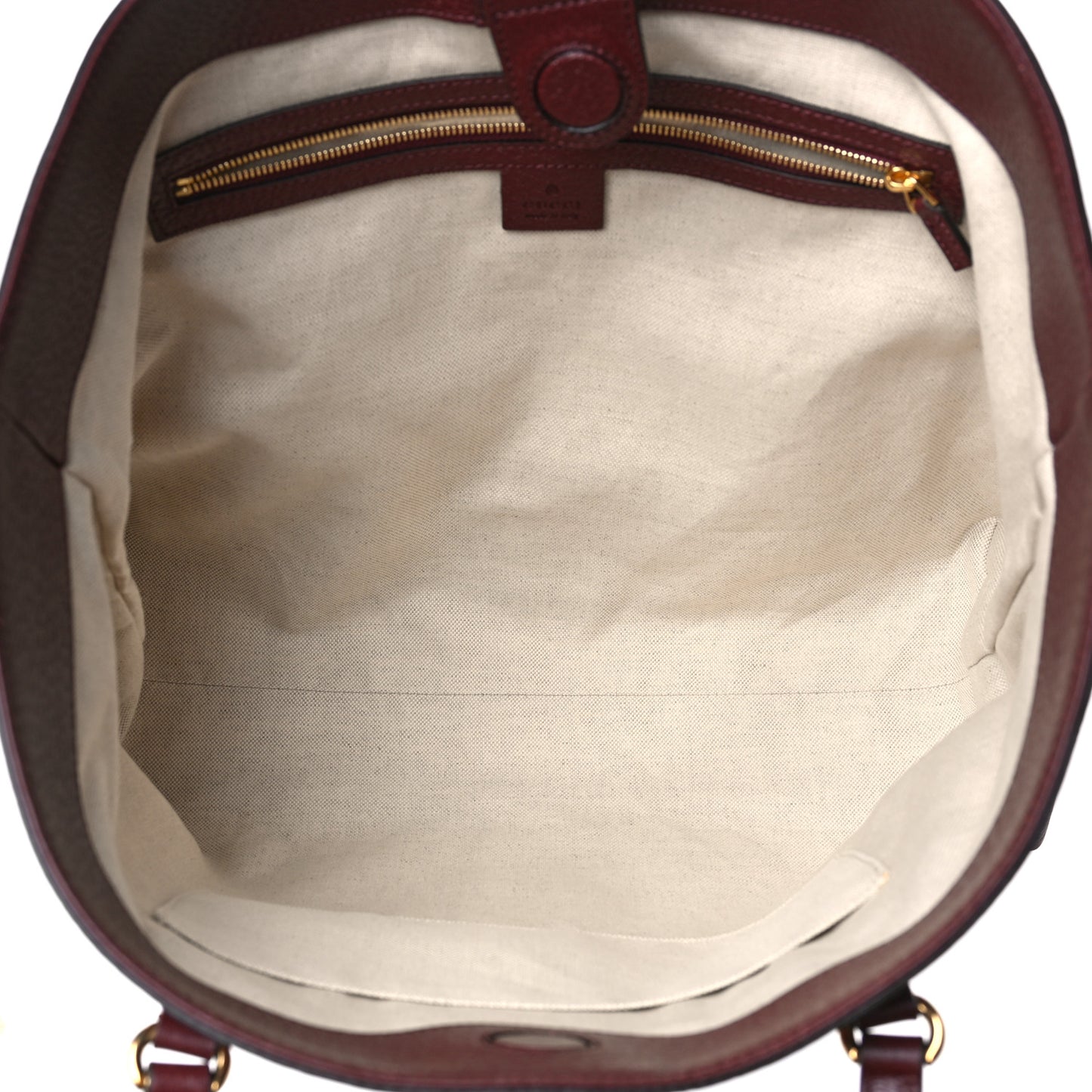 Monogram Textured Dollar Calfskin Web Medium Ophidia Shopping Tote Sahara Rubino Chardonnay