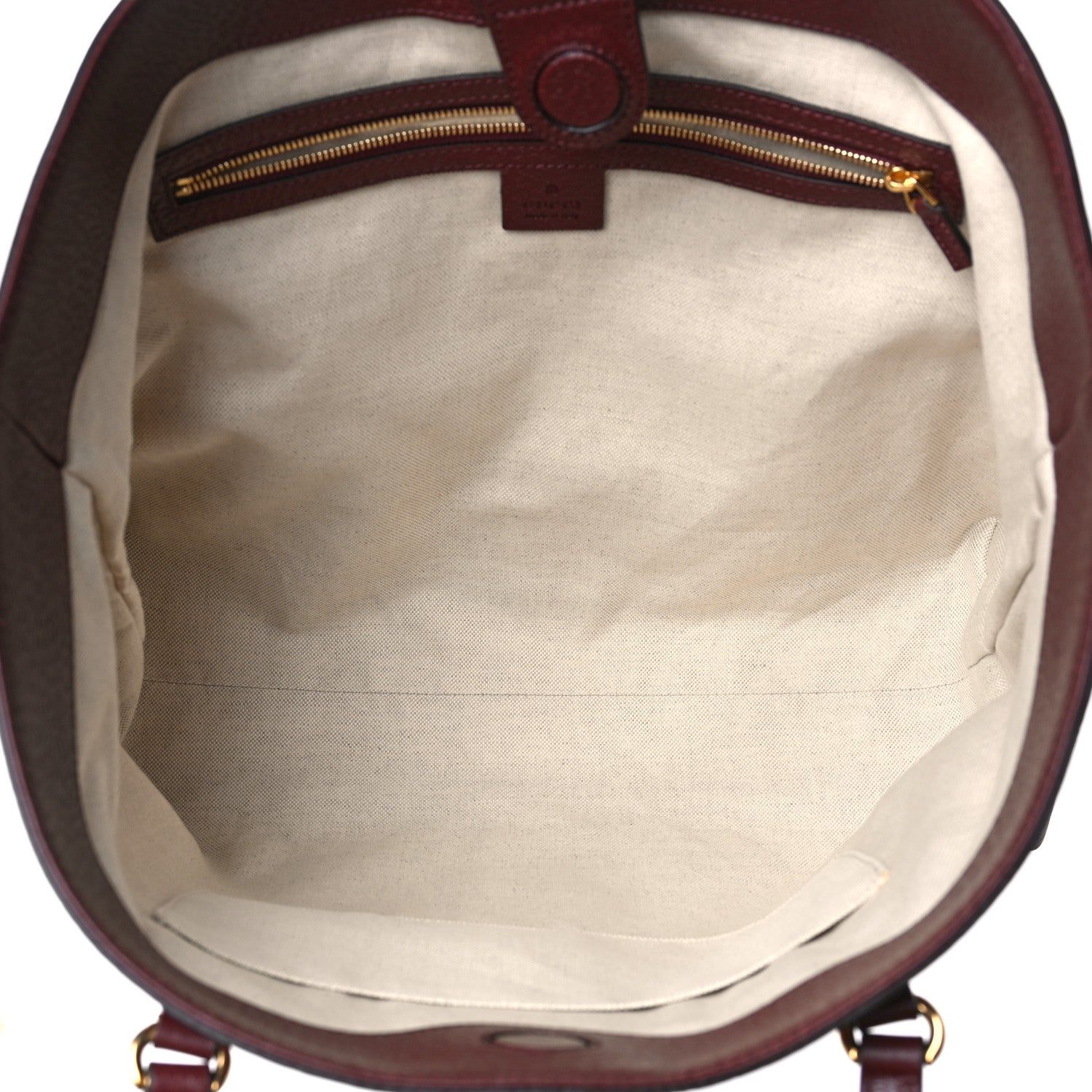 Gucci Monogram Textured Dollar Calfskin Web Medium Ophidia Shopping Tote Sahara Rubino Chardonnay 5 of 8
