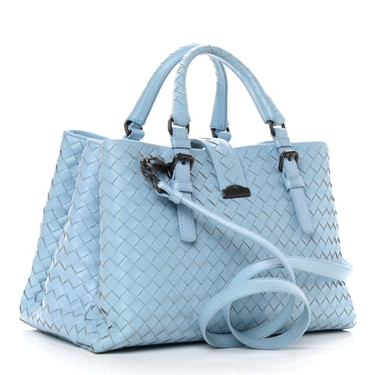 Bottega Veneta Light Calf Intrecciato Small Roma Topazio 3 of 12