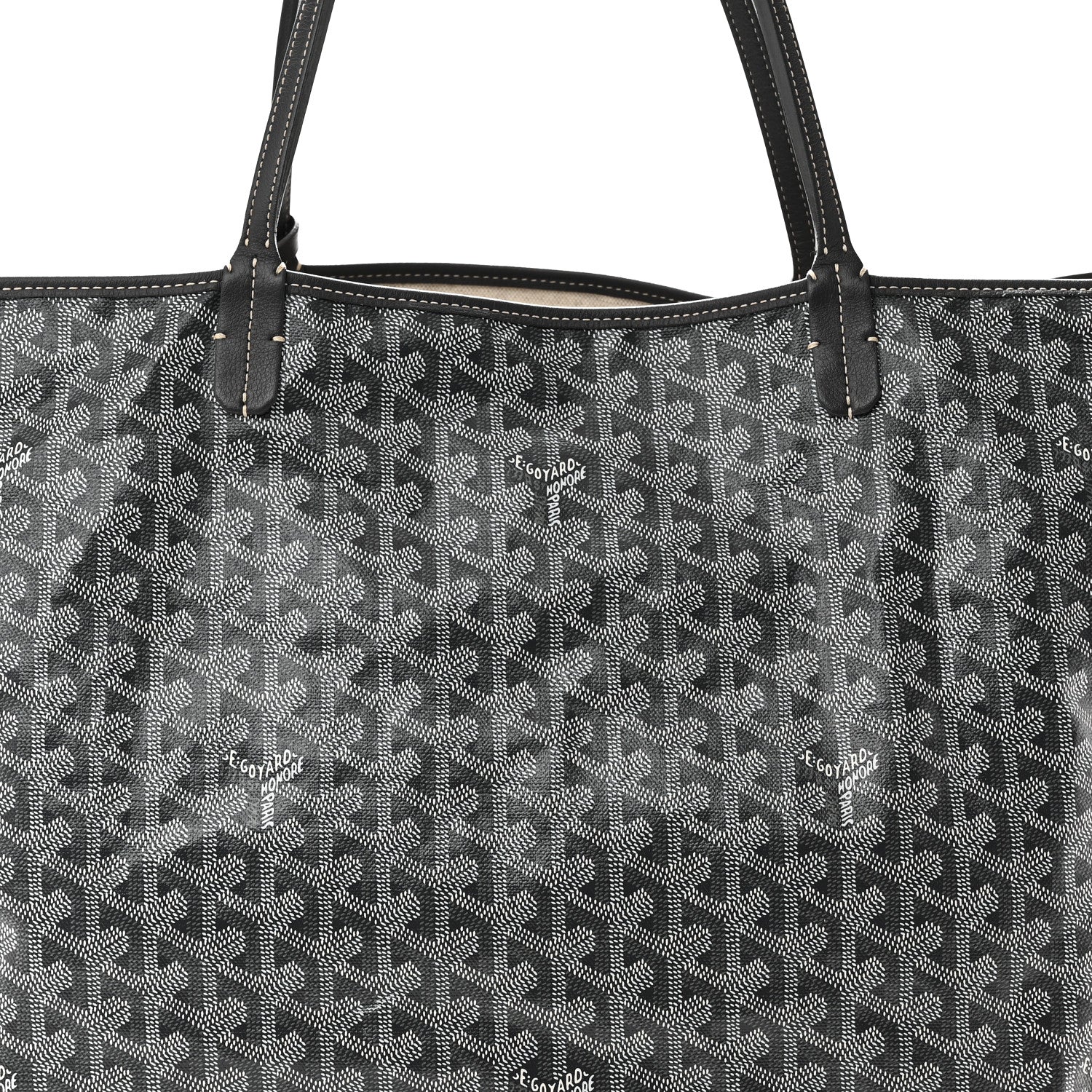Goyard Goyardine Saint Louis GM Grey 9 of 12