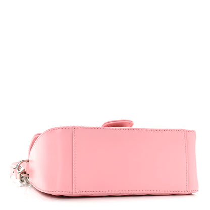 Gucci Calfskin Matelasse Mini GG Marmont Top Handle Shoulder Bag Wild Rose 4 of 10