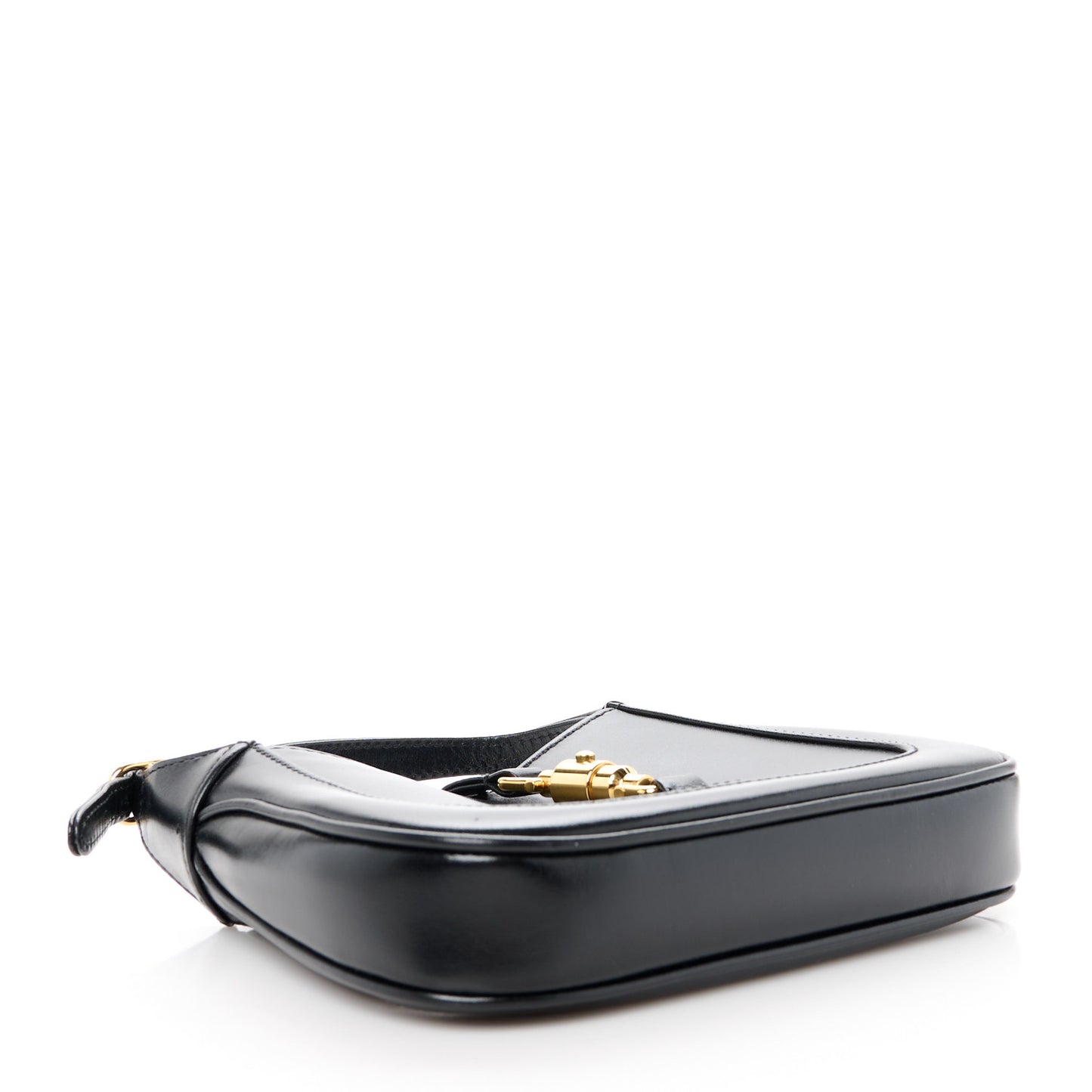 Boarded Dyana Lux Calfskin Mini Jackie 1961 Hobo Black