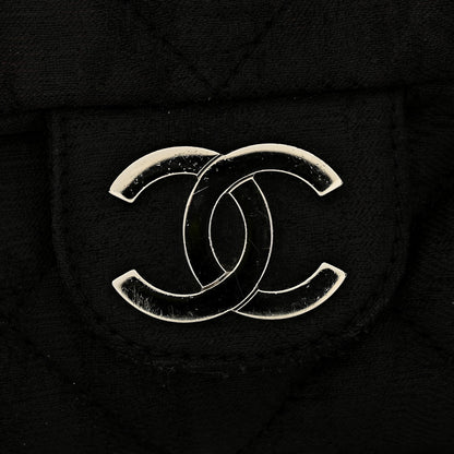 Chanel Coated Canvas Quilted Le Marais Flap Black 12 of 14