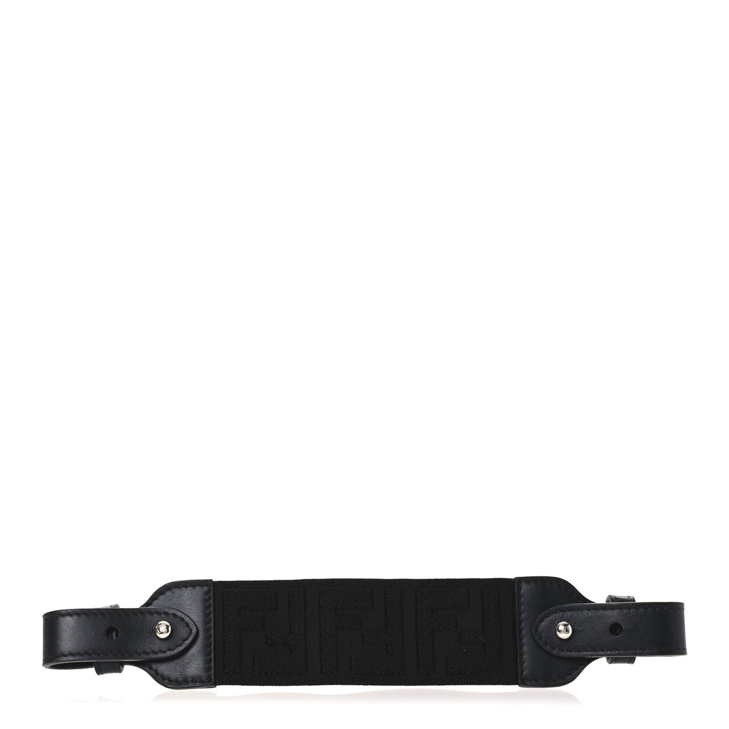 Calfskin Elastic FF Mini Strap Black