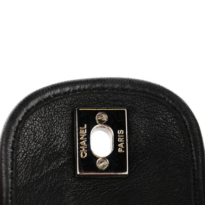 Chanel Tweed Patchwork Jumbo Single Flap Black 6 of 6