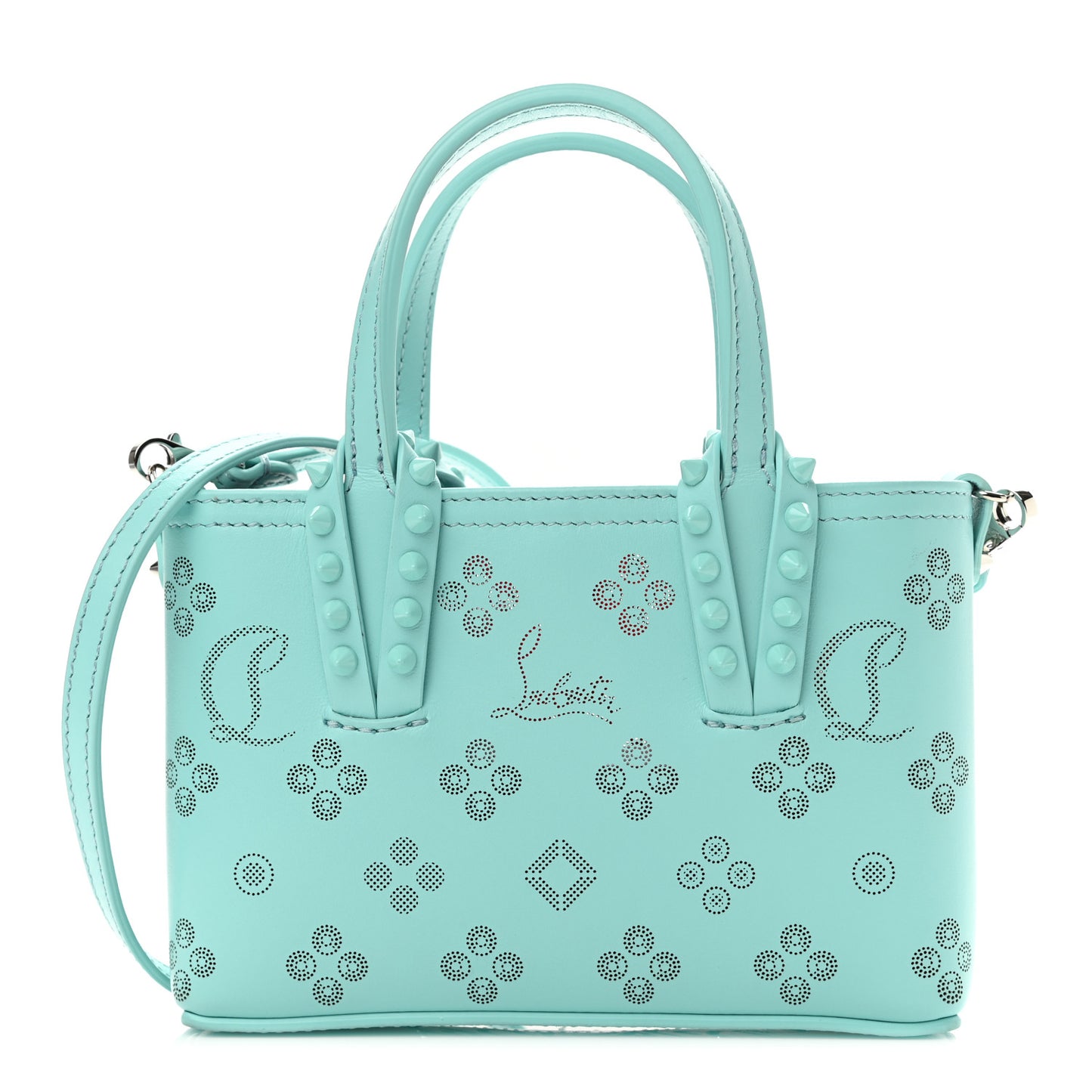 Calfskin Loubinthesky Nano Cabata Tote Bermuda