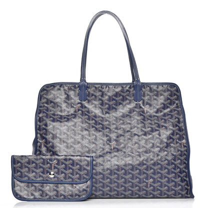 Goyard Goyardine Sac Hardy Pet Carrier PM Navy 1 of 10