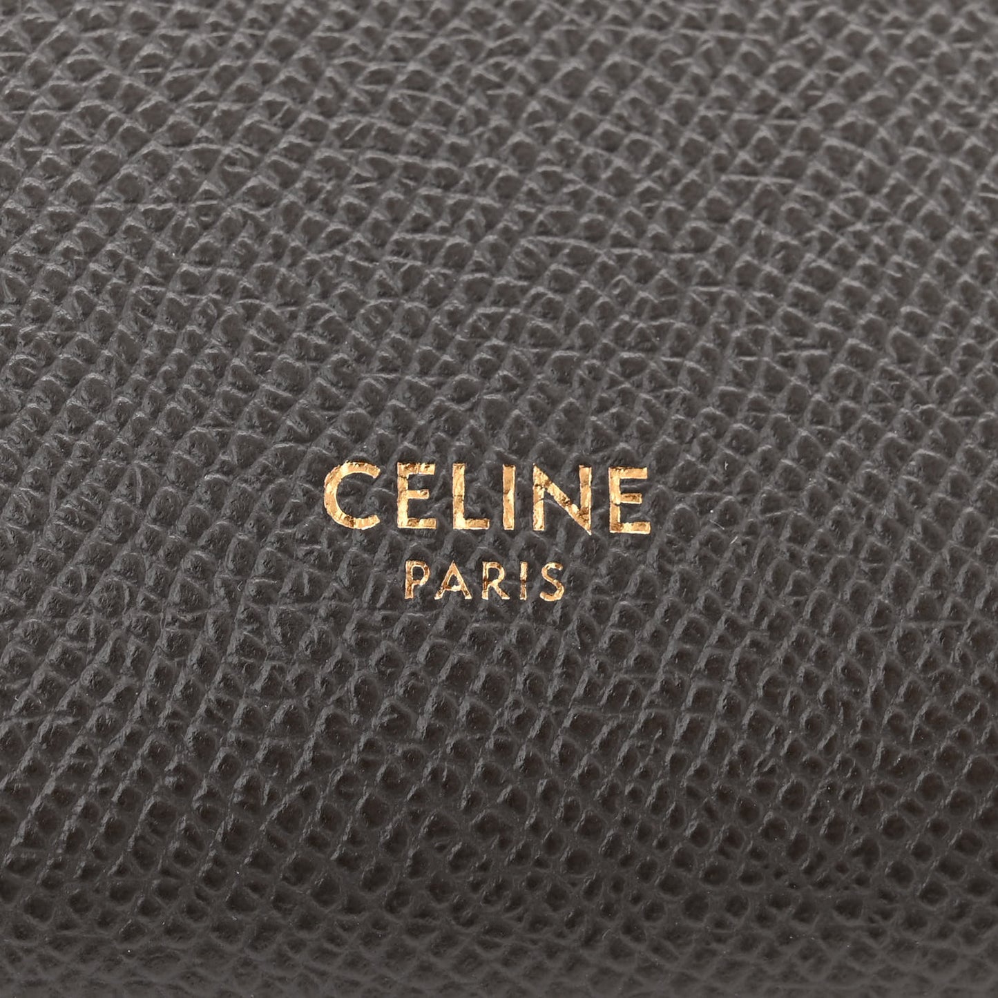 Grained Calfskin Nano Belt Bag Grey