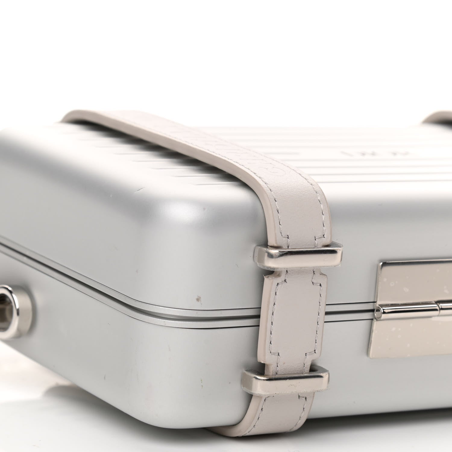 Christian Dior X RIMOWA Aluminum Personal Clutch On Strap Silver 9 of 11