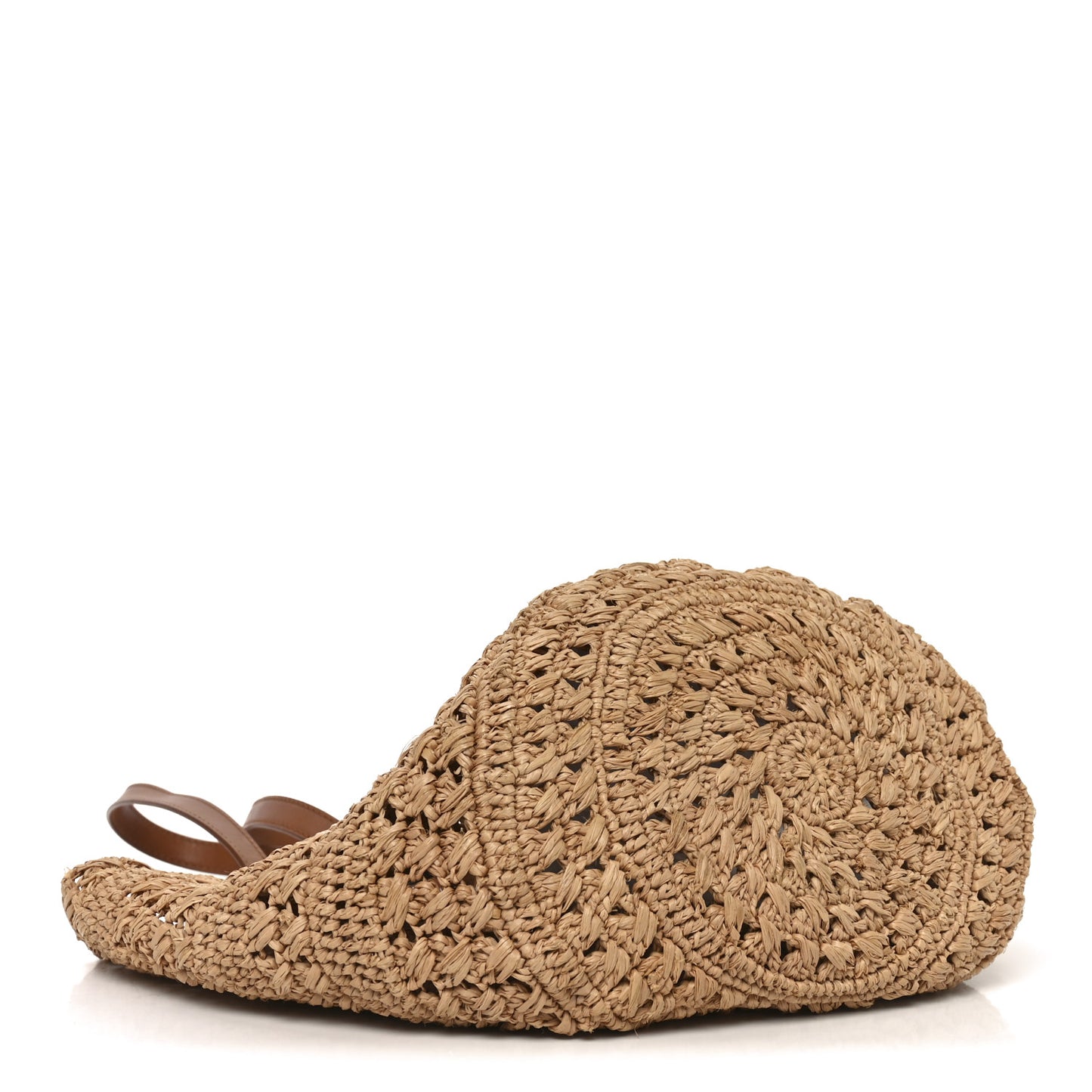 Raffia Calfskin Small Panier Tote Naturel Naturel