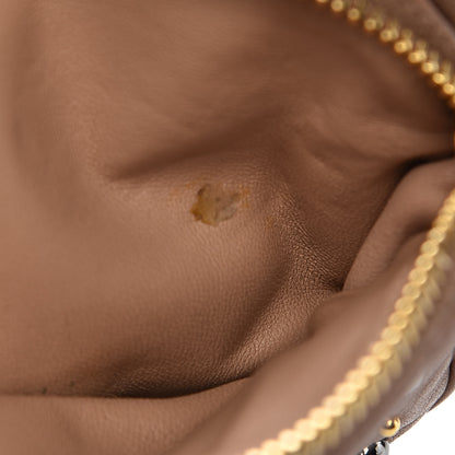 Miu Miu Nappa Studded Double Zip Pouch Cammeo 8 of 12