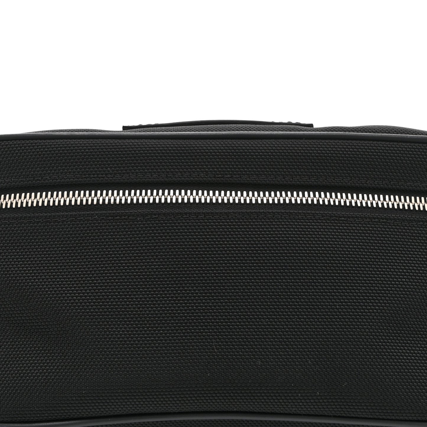 Techno Canvas Web Large Belt Bag Black