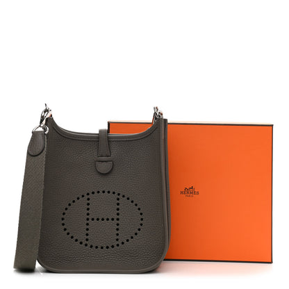 Hermes Taurillon Clemence Evelyne TPM Etain 13 of 13
