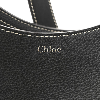 Chloe Small Grain Smooth Calfskin Small Darryl Hobo Black 6 of 9