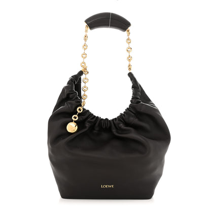 Loewe Nappa Small Squeeze Bag Dark Brown 1 of 10
