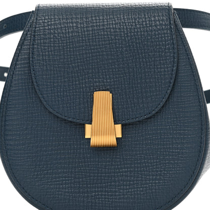 Bottega Veneta Palmellato Calfskin Rounded Belt Bag Navy 7 of 9