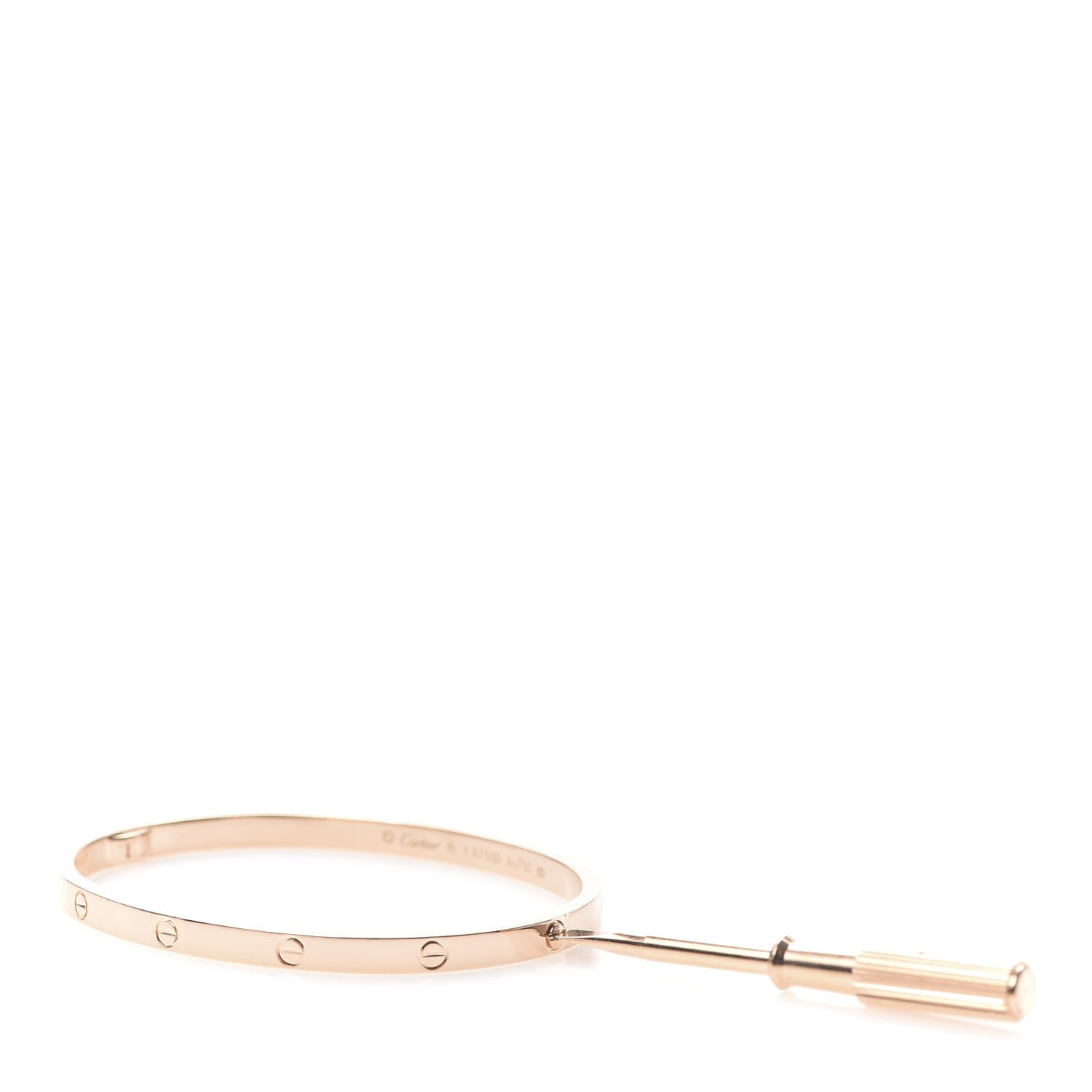 Cartier 18K Pink Gold Small LOVE Bracelet 16 4 of 8
