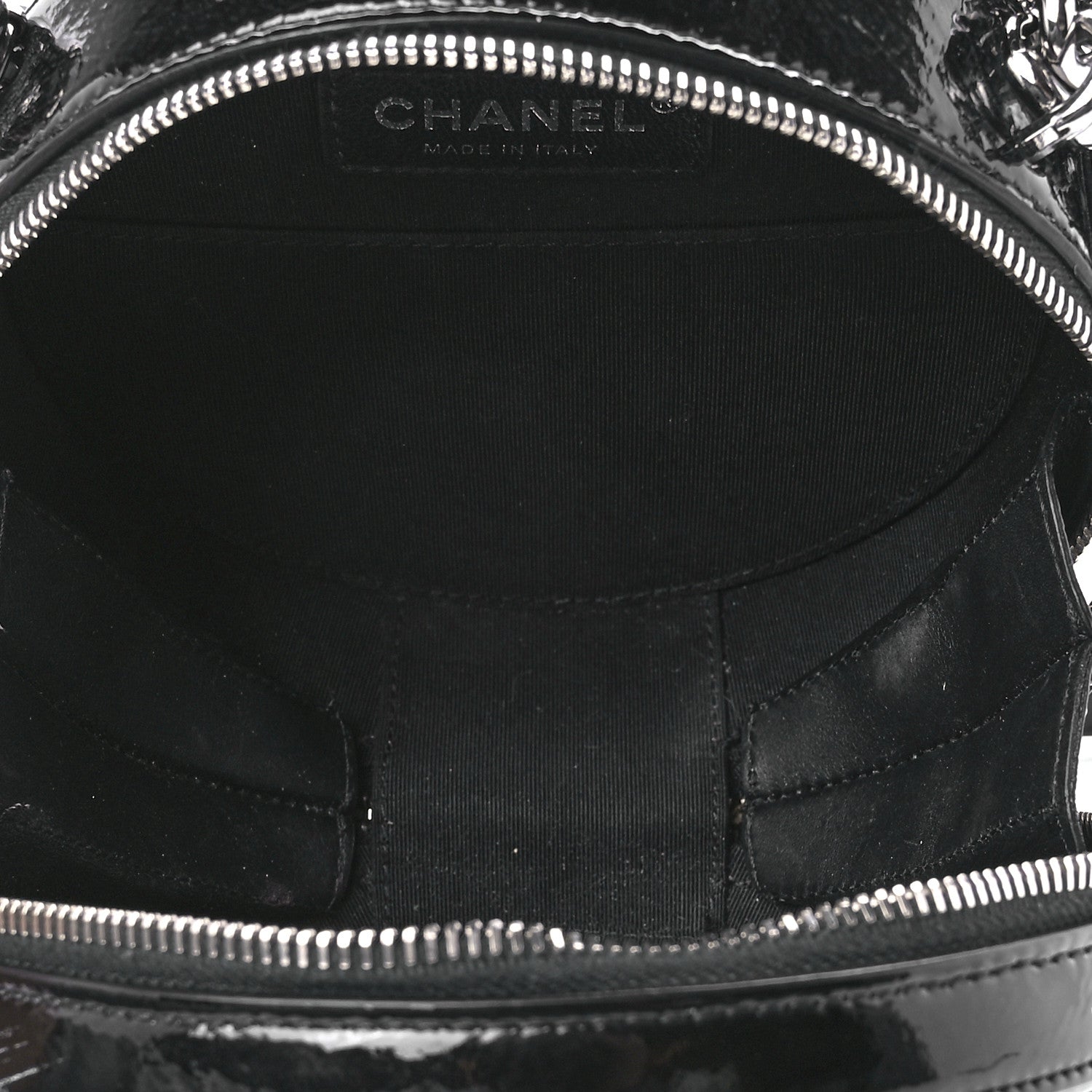 Chanel Patent Round As Earth Evening Bag Black 5 of 10
