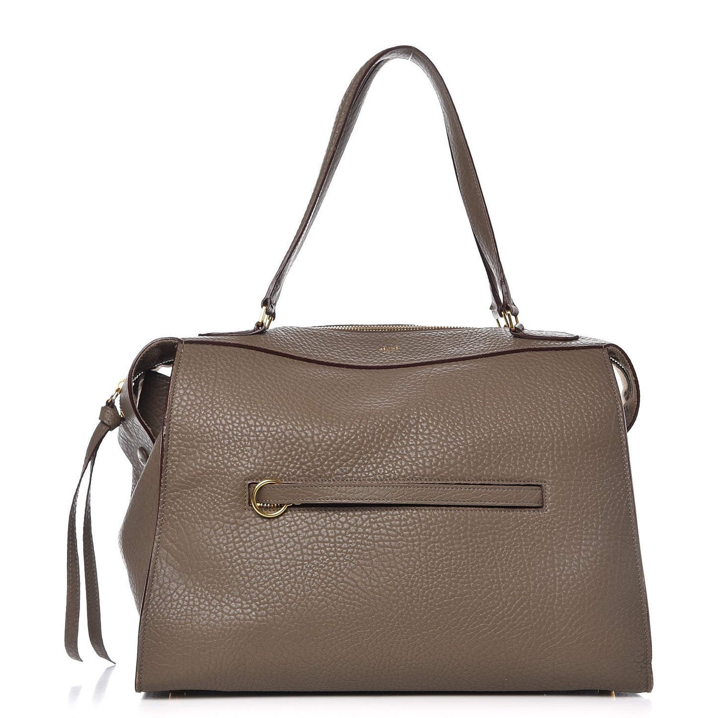 Bullhide Calfskin Small Ring Bag Souris