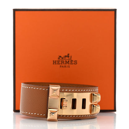 Hermes Epsom Collier de Chien CDC 24 Bracelet T2 Gold 7 of 7