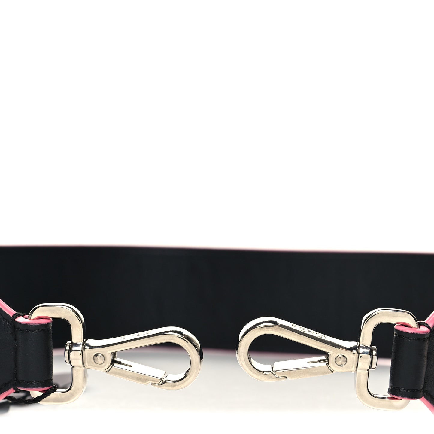 Calfskin Sequin Fun Fair Strap You Black Multicolor