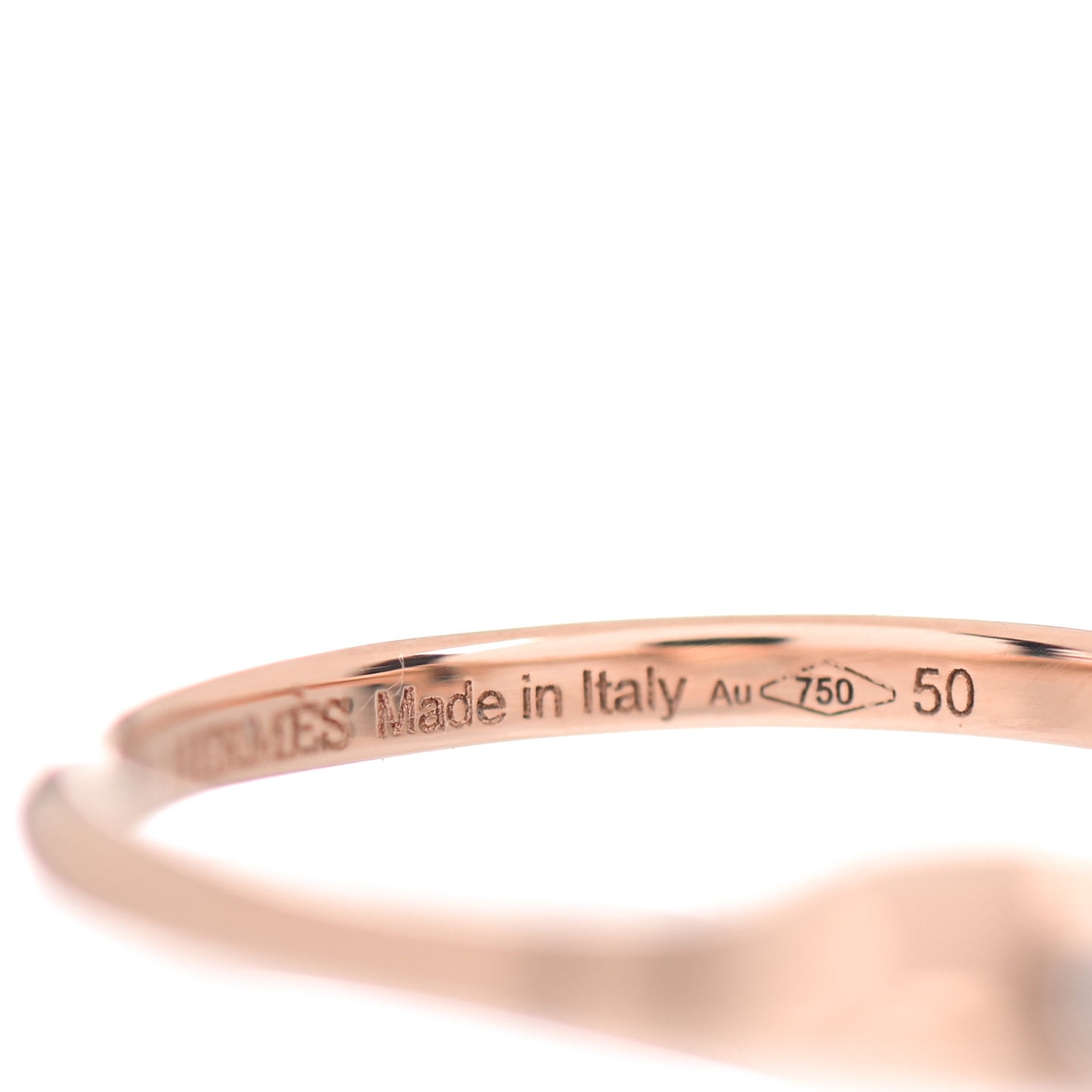18K Rose Gold Diamond TPM Galop Ring 50 5.25