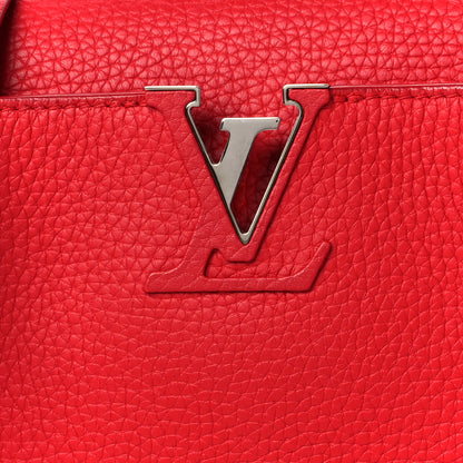 Louis Vuitton Taurillon Capucines BB Scarlet Red 7 of 9