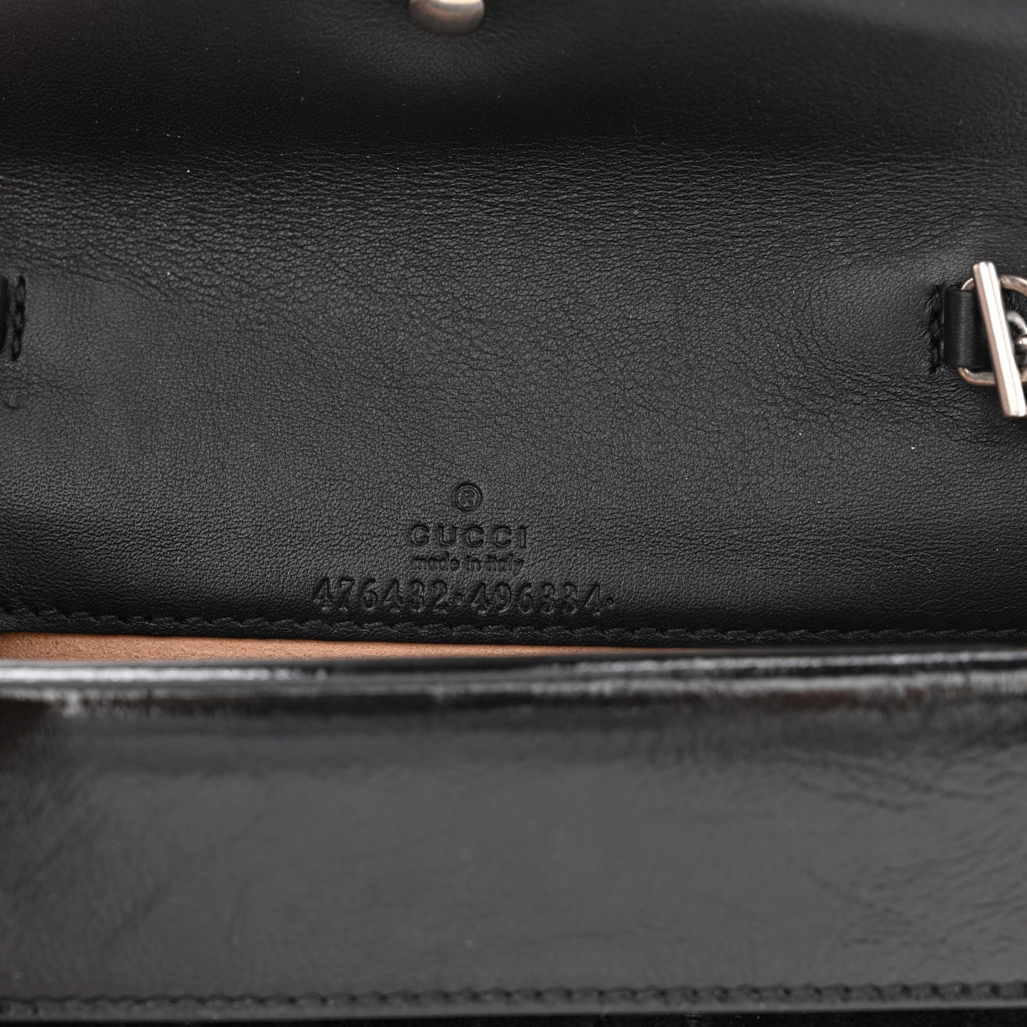 Velvet GG Monogram Super Mini Dionysus Shoulder Bag Black