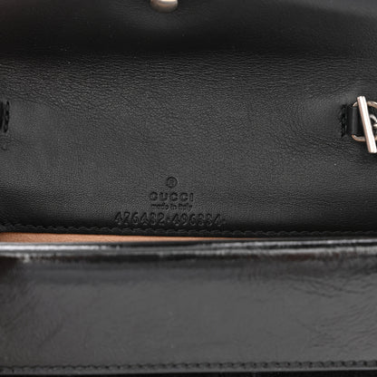 Gucci Velvet GG Monogram Super Mini Dionysus Shoulder Bag Black 6 of 10