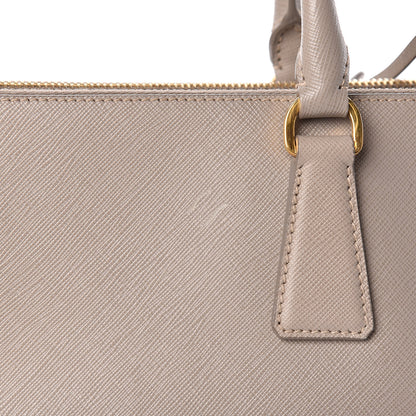 Prada Saffiano Lux Extra Large Galleria Double Zip Tote Pomice 9 of 10