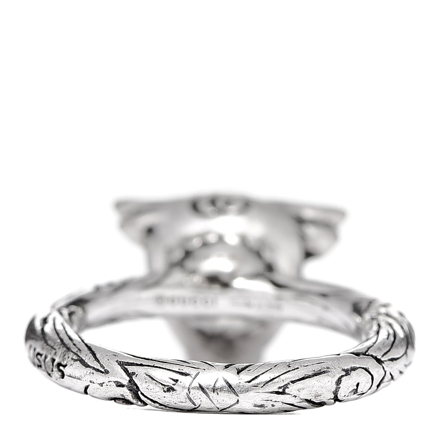 Sterling Silver Anger Forest Bull's Head Ring 56 7.5
