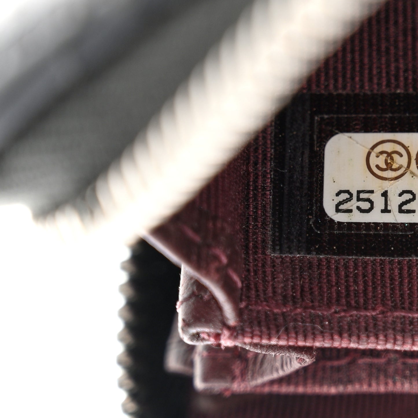 Caviar Quilted Zip Coin Purse Black