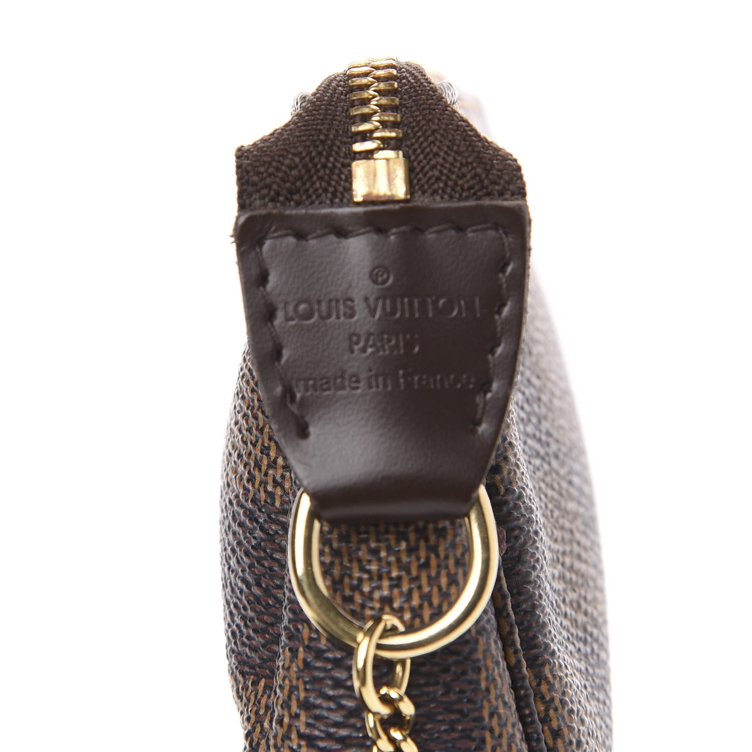 Louis Vuitton Damier Ebene Mini Pochette Accessories 6 of 9