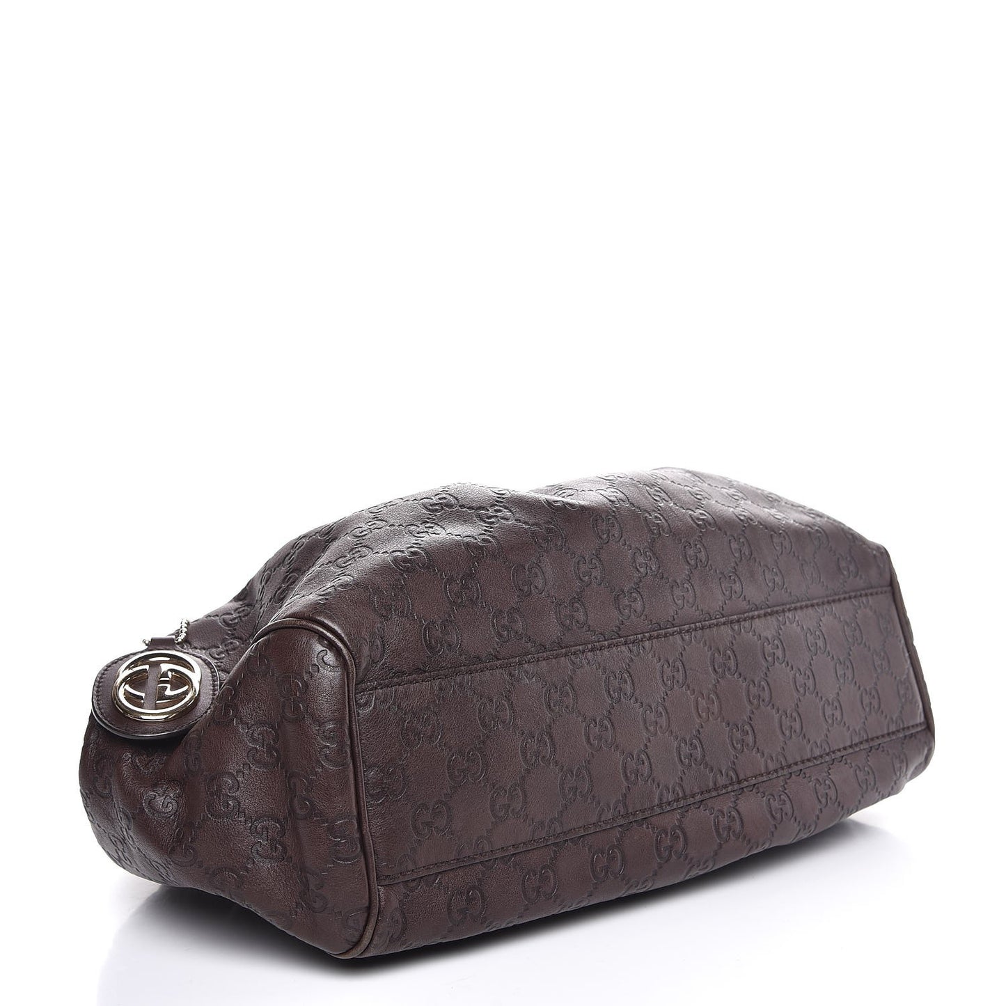 Guccissima Medium Sukey Tote Chocolate