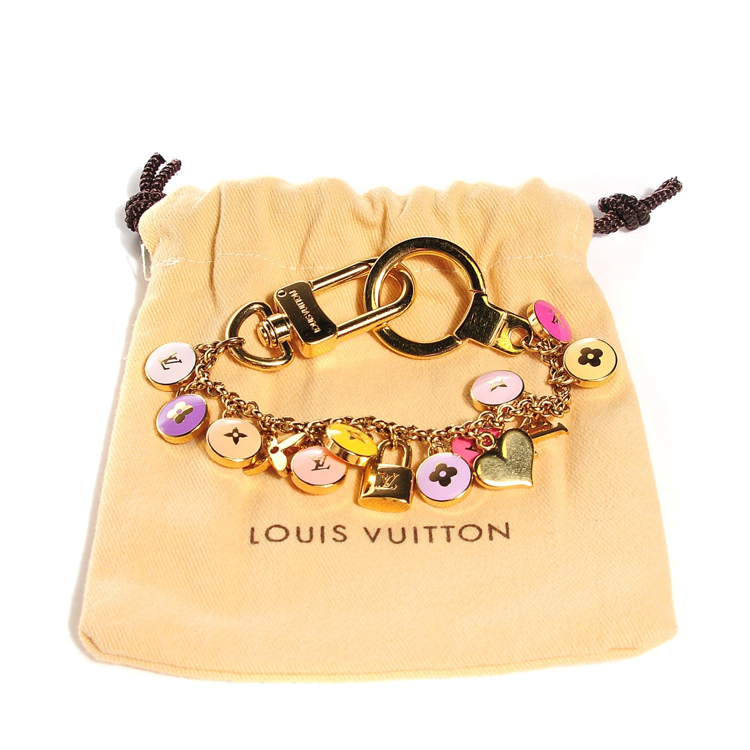 Louis Vuitton Pastilles Key Chain Bag Charm Multicolor 6 of 6