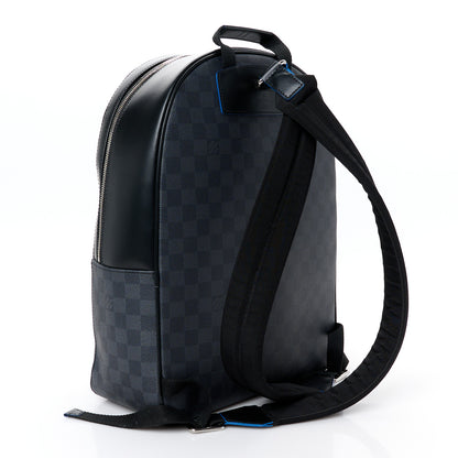 Louis Vuitton Damier Graphite Logo Josh Backpack Blue Multicolor 3 of 11