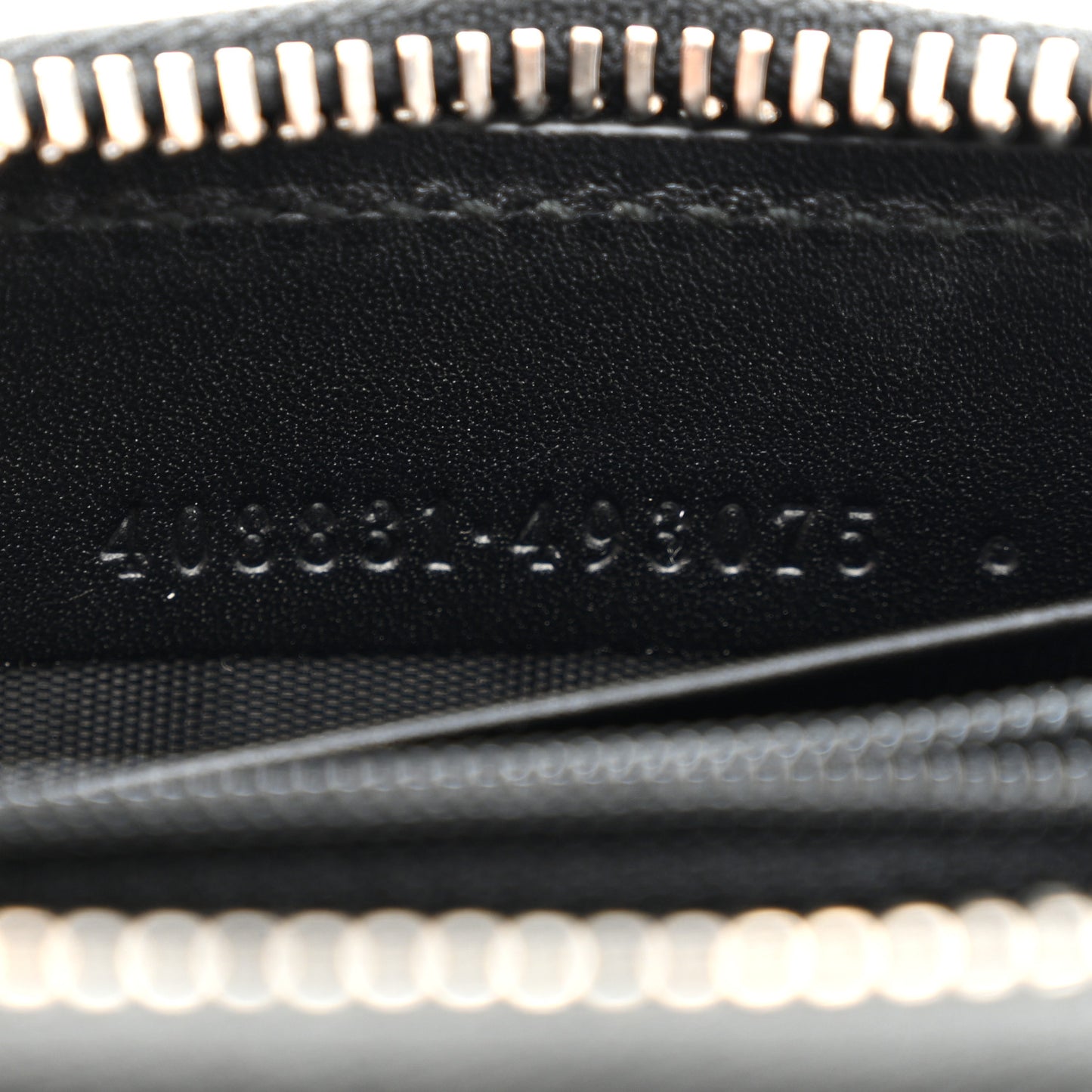 Guccissima Web Zip Around Wallet Black