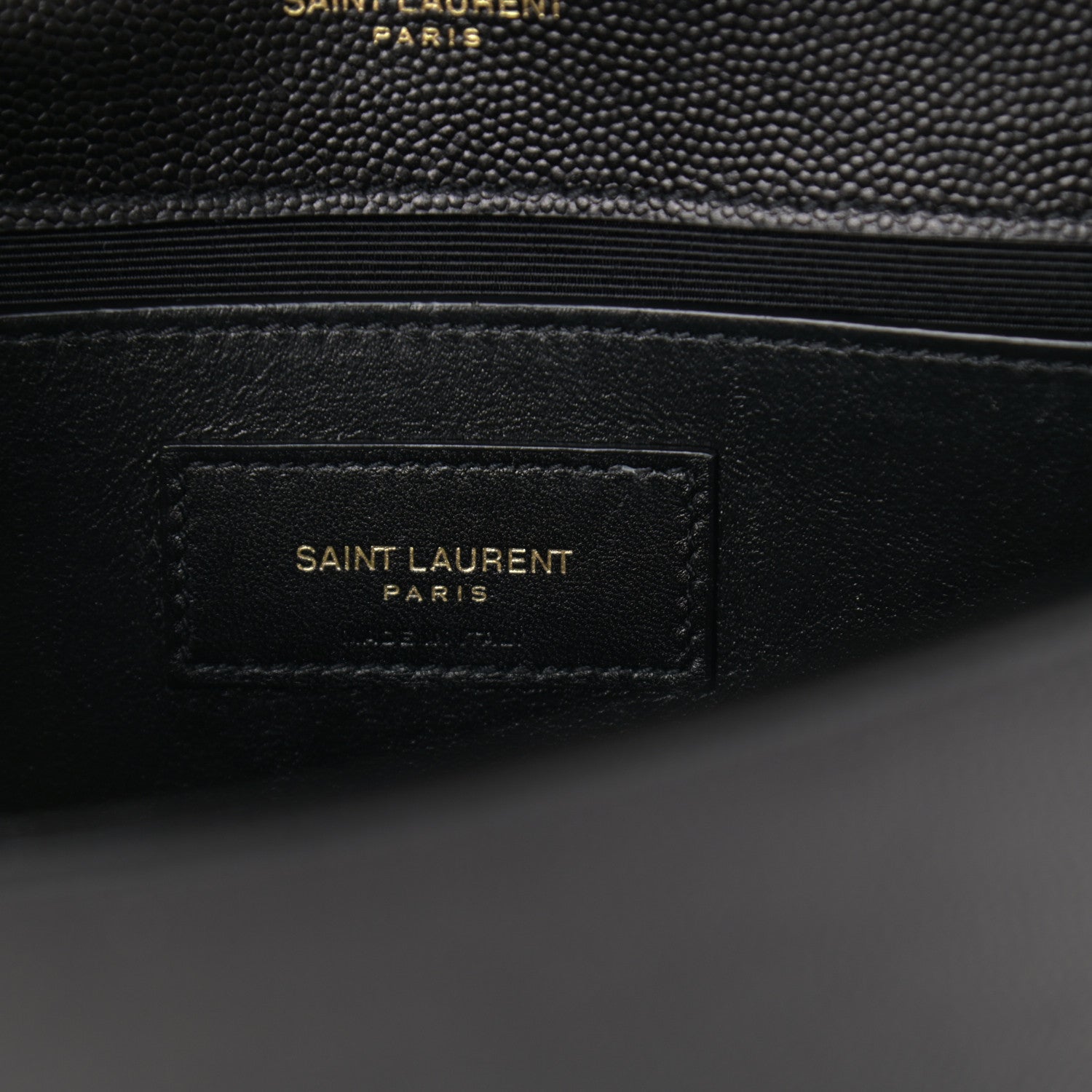 Saint Laurent Grain De Poudre Small Classic Monogram Kate Tassel Satchel Black 5 of 9