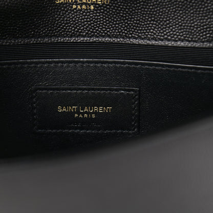 Saint Laurent Grain De Poudre Small Classic Monogram Kate Tassel Satchel Black 5 of 9
