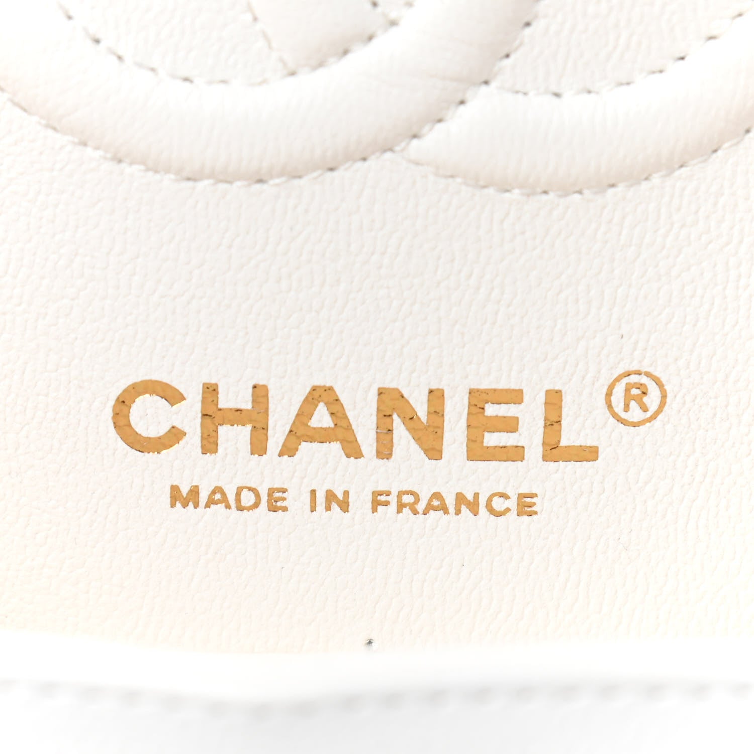 Chanel Caviar Chevron Quilted Small Double Flap White 6 of 9