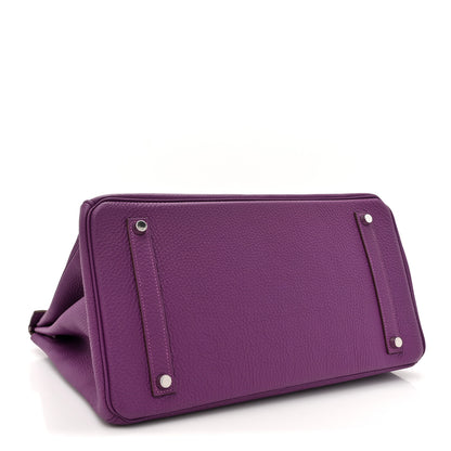 Hermes Togo Birkin 35 Anemone 4 of 11